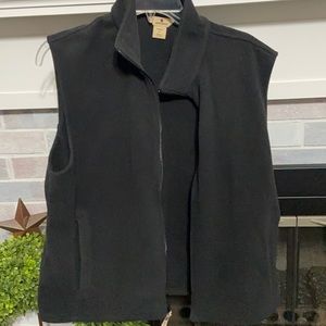 Woolrich black vest, zip up